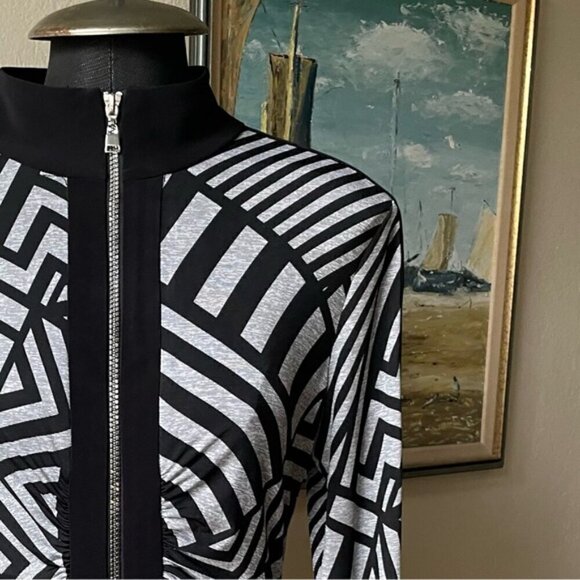 Joseph Ribkoff vintage zip up jacket size 10 - Picture 8 of 14